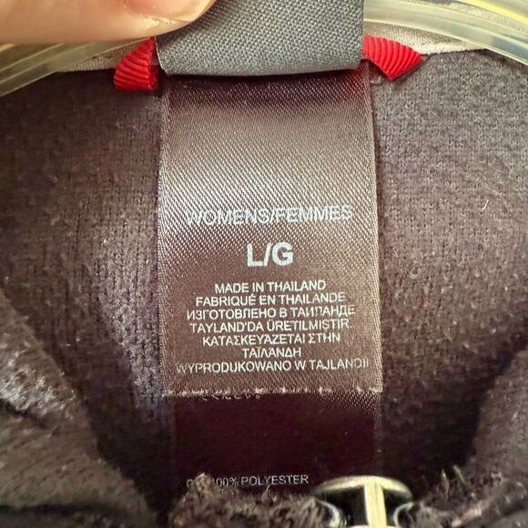 The North Face Full Zip Black Fleece Hoodie. Women’s L - Picture 6 of 7